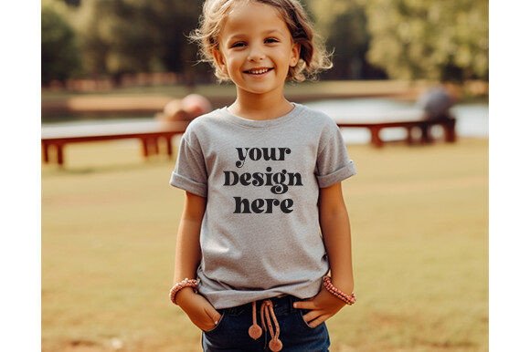 Bella Canvas 3001T Kids Mockup for Baby Amp Graphics