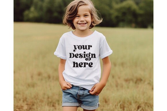 Bella Canvas 3001T White Kids Mockup Review