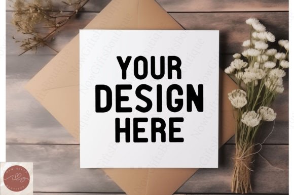 Christmas Card Mockup 15: A Versatile Graphic Design Asset for Invitations Amp