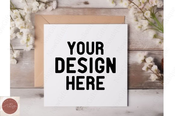 Christmas Card Mockup 9 for Graphics and Invitations Amp