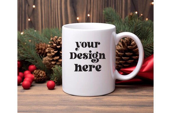 Christmas Mug Mockup for Mugs Amp Graphics