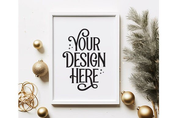 Christmas Wood Frame Mockup Review for Embroidery Projects