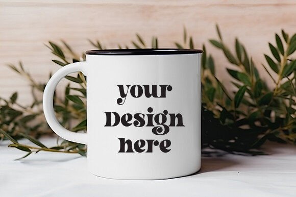 FREE White Mug Mockup for Mugs Amp Graphics