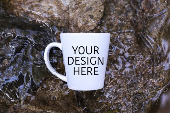 Latte Mug Mockup 12oz Graphics for Mugs Amp Branding
