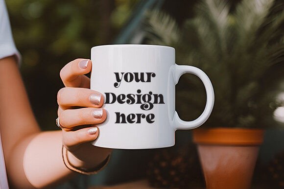 White Mug Mockup 9 for Mugs Amp and Graphics