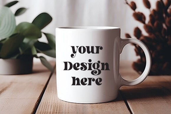 White Mug Mockup for Mugs Amp Graphics