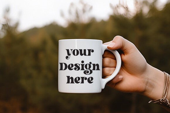 White Mug Mockup for Mugs Amp Graphics