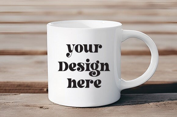 White Mug Mockup, Mug Mock Up 30 for Graphics and Mugs Amp