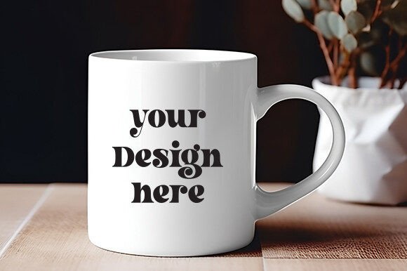 White Mug Mockup, Mug Mock Up 83 Review for Embroidery Projects